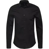 Armani Exchange for man. 8NZC31ZN28Z1200 Sport shirt black (XXL), Casual, Party, Cotton, Classic, Long sleeve