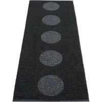 Pappelina Vera 2.0 matto, 70 x 200 cm, musta