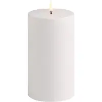 Uyuni Outdoor LED pöytäkynttilä, 10,1 x 17,8 cm, valkoinen