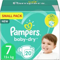 Pampers Baby-Dry koko 7 (15+kg) 20 kpl.