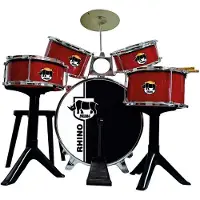 Reig Musicales Percursion Rhino Drums Red With Bancha 75x68x54 Cm Akku
