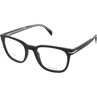 David Beckham DB 1107 52/20/150 mustat asetaattikehykset MIESTEN DB 1107