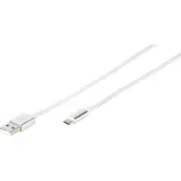 Vivanco USB-C Nylonkaapeli 1,5m