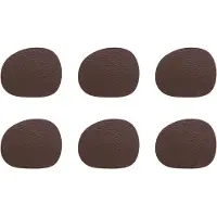 Aida RAW Buffalo lasinaluset, 6 kpl, ruskea