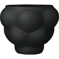 Louise Roe Balloon 06 Potti/kulho 30 Cm - Ruukut Kivitavara Ink Black - 10160-12-17