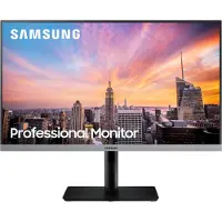 Samsung 23,8" SR65, Full HD -monitori, tummanharmaa/sininen