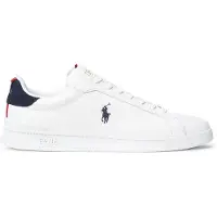 Ralph Lauren Leather/Grosgrain-Hrt Ct Ii-Sk-Ltl - White - 42