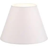 Duolla Sofia-varjostin, korkeus 21 cm, valkoinen Sofia , Valkoinen/opaali, Tekstiili/kangas/silkki