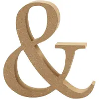 Creativ Company Puukirjain Suuri - Merkki &
