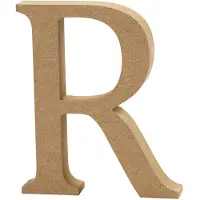 Creativ Company Puukirjain Suuri - Kirjain R