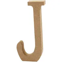 Creativ Company Puukirjain Suuri - Kirjain J