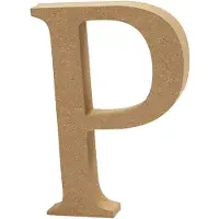 Creativ Company Puukirjain Suuri - Kirjain P