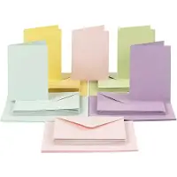 Adlibris korttipohja ja kirjekuoripakkaus 50kpl