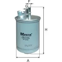 M-Filter Polttoainesuodatin DF 3539