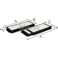 M-Filter Suodatin, sisäilma K 9009-2