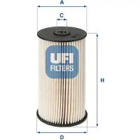 Ufi Polttoainesuodatin 26.007.00