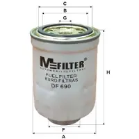 M-Filter Polttoainesuodatin DF 690