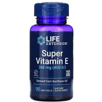 Life Extension Super E-vitamiini 268 mg - 90 pehmytkapseliä