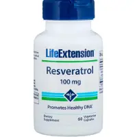 Life Extension Resveratroli, 100 mg - 60 kapselia
