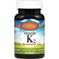 Carlson Labs Carlson, Vitamiini K2, 5 mg, 60 Kapseli