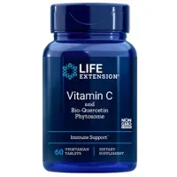 Life Extension C-vitamiini ja Bio-Quercetin Phytosome - 60 kasvissyöjätablettia