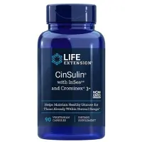Life Extension CinSulin ja InSea2 & Crominex 3+ - 90 kapselia