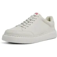 Camper for man. K100841-003 Runner Leather Sneakers K21 white (42), Flat, Laces, Casual