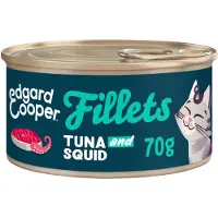 Edgard & Cooper Edgard&Cooper Cat fillets tonnikala & kalmari 70g