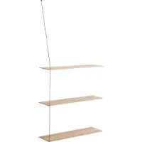 Woud Stedge 2.0 lisähylly 80 cm, valkolakattu tammi