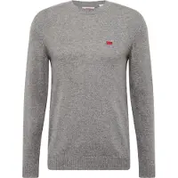 Levi's for man. A4320-0000 Original Housemark grey jumper (XL), Casual, Wool, Long sleeve