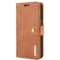 DG Ming Samsung Galaxy S8 2-in-1 Lompakko Nahkakotelo - Ruskea