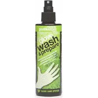 Glove Glu Wash & Prepare 120 ml., koko One Size