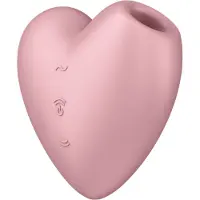 Satisfyer Cutie Heart - klitoriskiihotin ilmanpaineella - ladattava - pinkki
