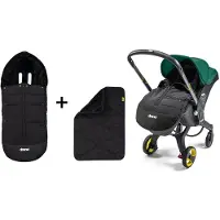 Doona +,i, X Jalkapehmuste Black Black-Onesize Musta One Size From Newborn Pojat, Tytöt