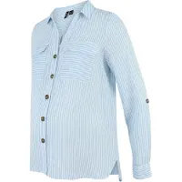 Vero moda Maternity Pusero 'VMMBumpy' vaaleansininen / valkoinen
