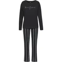Vivance Pyjama 'Dreams' laivastonsininen / valkoinen