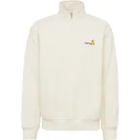 Carhartt WIP Half Zip American Script Half-Zip Neulepaita natural Koko XXL