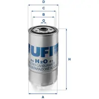 Ufi Polttoainesuodatin 24.H2O.01