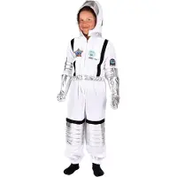 Den Goda Fen Naamiaisasut - Astronaut - Valkoinen - - 4-6 v (104-116) - Naamiaisasut
