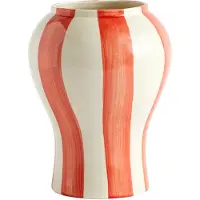 HAY Sobremesa Stripe maljakko, S, punainen