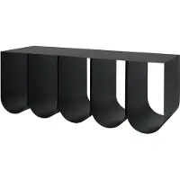 Kristina Dam Studio Curved penkki Black