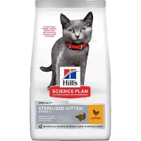 Hill's Pet Nutrition - Sterilised Kitten Chicken 3 kg - Kissat - Kissanruoka - Kuivaruoka