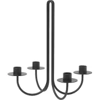 Ferm Living Sway kynttelikkö, musta