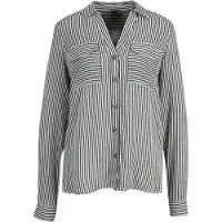 Vero moda Pusero 'Bumpy' musta / valkoinen