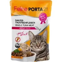 Porta 21 24x100g Pouches tonnikala & surimi viljaton Kissanruoka