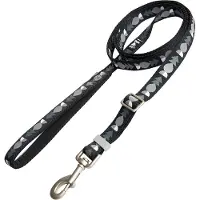 Hurtta säädettävä talutushihna coal pituus 120–180cm leveys 20mm