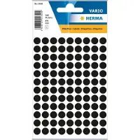 Herma Multi-purpose labels ø 8mm black 540 pcs., ø 8 mm (1849)