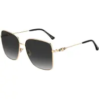 Jimmy Choo Auringonvarjostin - - HESTER/S 2M2 - Neliö - Kulta - Tyylikäs