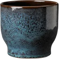 Knabstrup Keramik Urtepotteskjuler - Green - H16CM