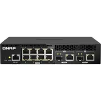 Qnap QSW-M2108R-2Cv Web-Managed Switch Rack Mount Design